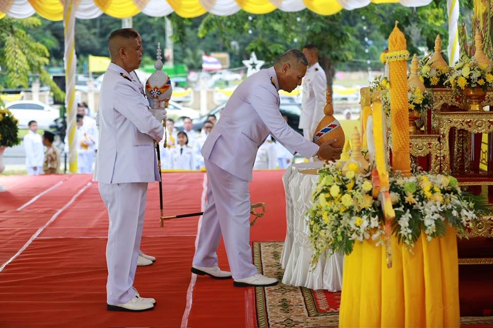 ศรชล.จว.รน./ศคท.จว.รน.ร่วมพิธีกิจกรรมเฉลิมพระเกียรติพระบาทสมเด็จพระเจ้าอยู่หัว เนื่องในโอกาสวันเฉลิมพระชนมพรรษา 28 กรกฎาคม 2568